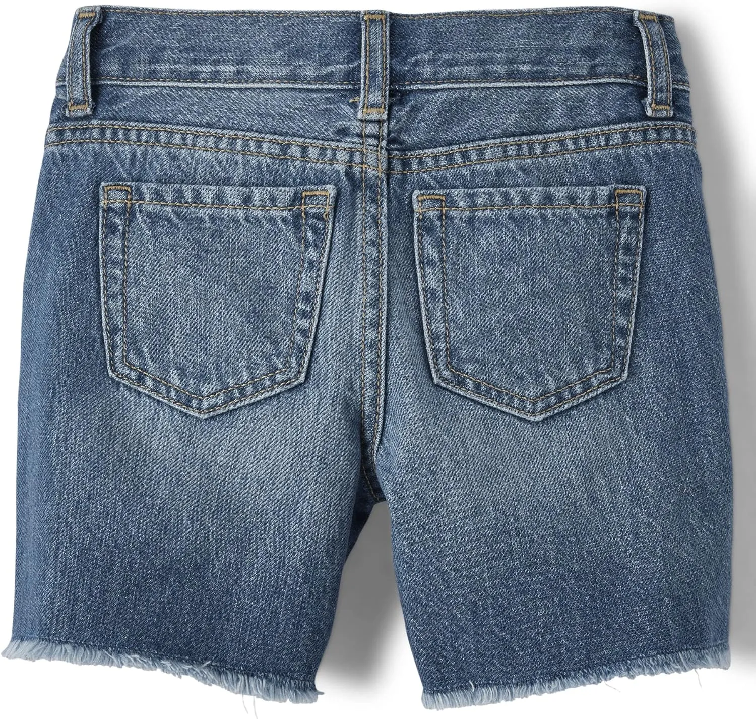 Denim Midi Shorts