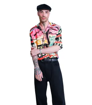 NBB GALLERY DENISE VISCOSE SHIRT - MULTI