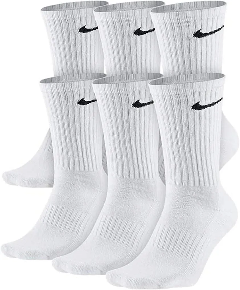 NIKE Performance Cushion Crew Socks with Bag (6 Pairs)