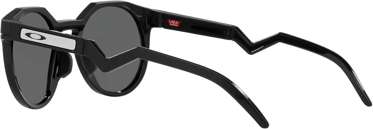 Oakley Men's Oo9242a Hstn Low Bridge Fit Round Sunglasses