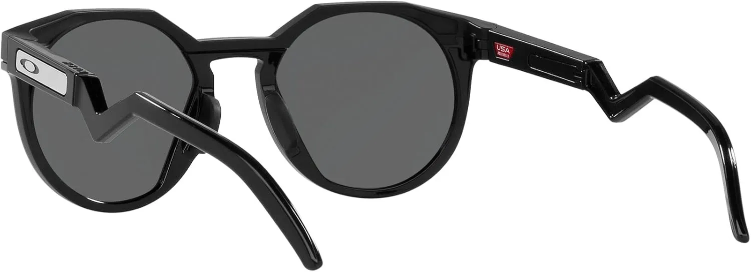 Oakley Men's Oo9242a Hstn Low Bridge Fit Round Sunglasses