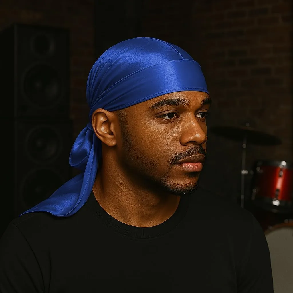 Premium Durag Pack for Men, Silky Doo Rag for 360 540 720 Waves