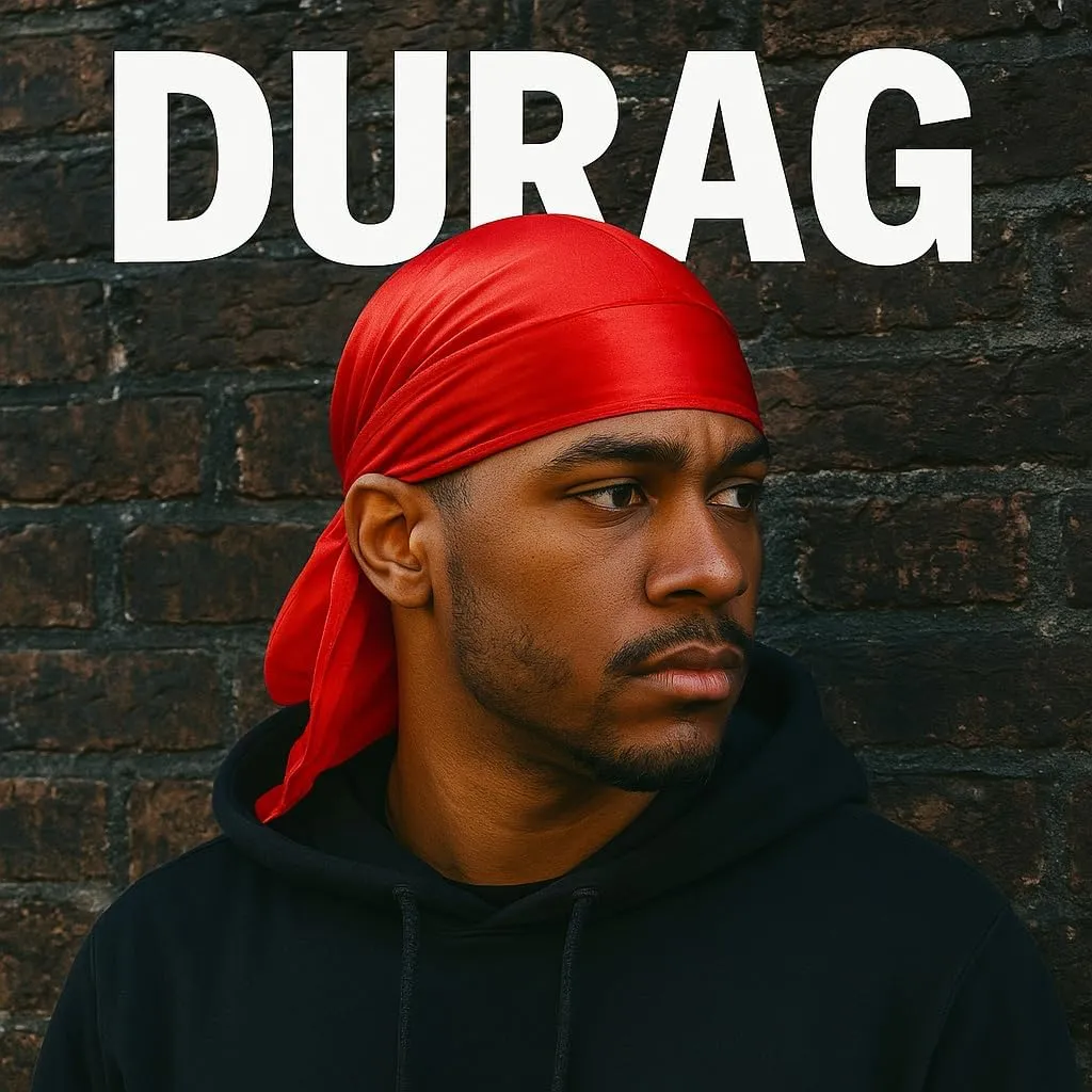 Premium Durag Pack for Men, Silky Doo Rag for 360 540 720 Waves