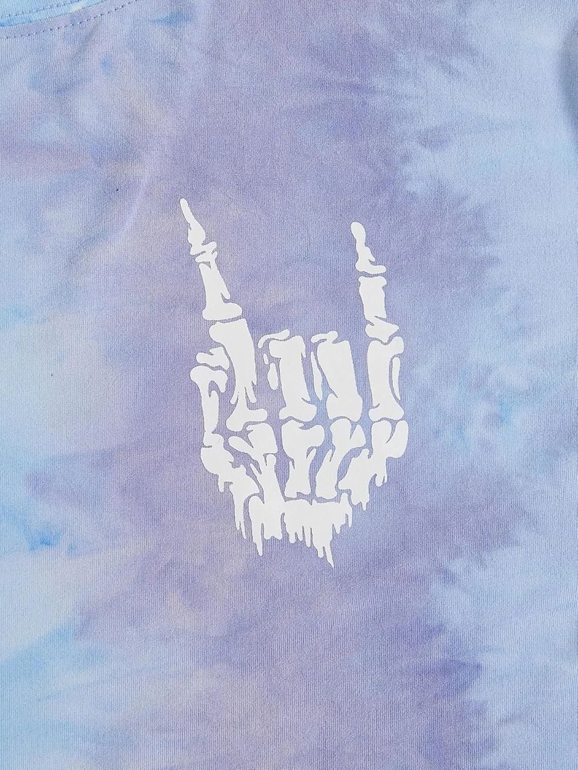 Verdusa Men's Tie Dye Short Sleeve Round Neck Graphic Tee Tops